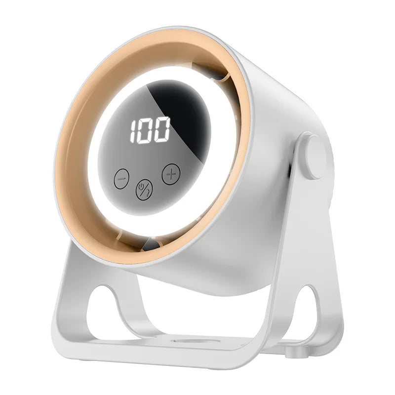 4-in-1 Bladeless Rechargeable Fan – Wall, Clip, Desk & Camp