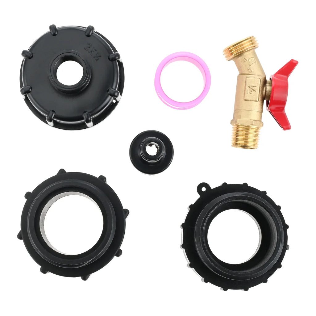 IBC Tote Adapter Set – Brass Fittings for 275-330 Gal Tanks