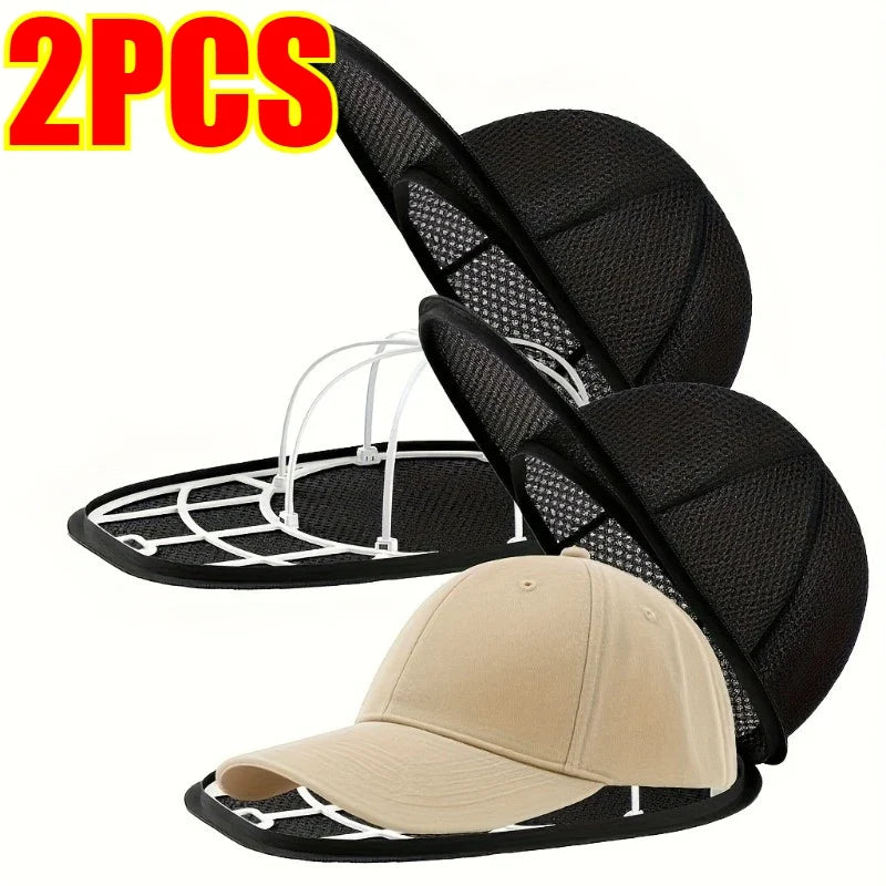 Baseball Cap Washer Rack – Machine Wash & Shape-Keeper Set