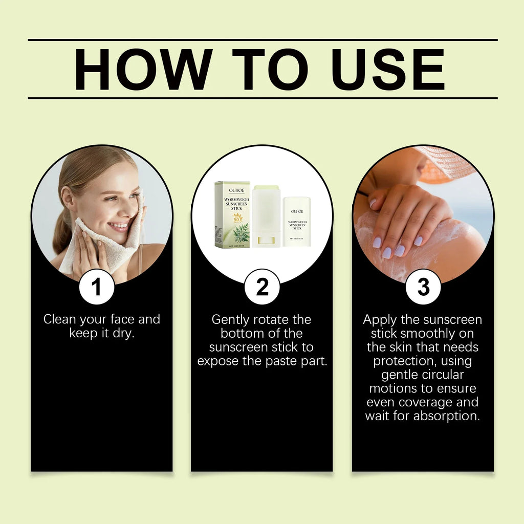 Ouhoe Sunscreen Stick – UV Protection, Moisturizing & Oil Control