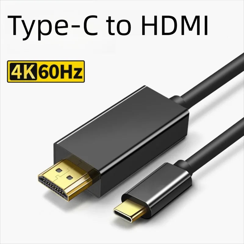 1.8M USB-C to HDMI Cable 4K – MacBook, Laptop & Phone