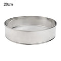 Stainless Steel DIY Flour Sieve Kitchen Fine Mesh Oil Strainer Sifter