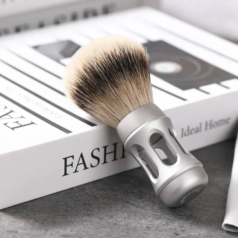 2026 Yaqi Bandstand Shaving Brush Men Silvertip Badger Hair Matte