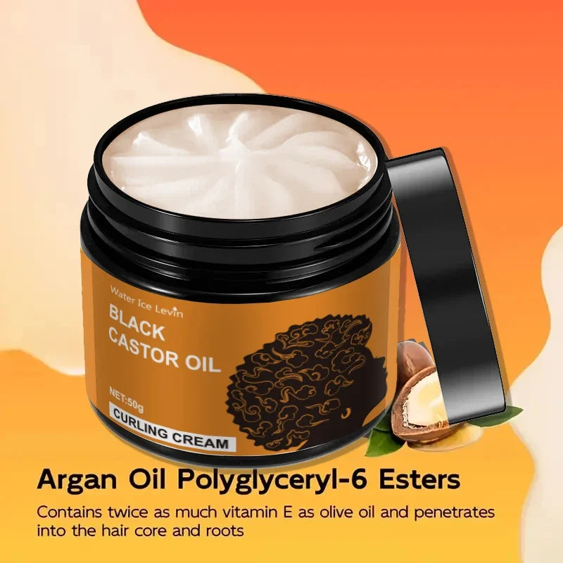 Black Castor Oil Curl Cream – Frizz-Free Moisturizing Curls