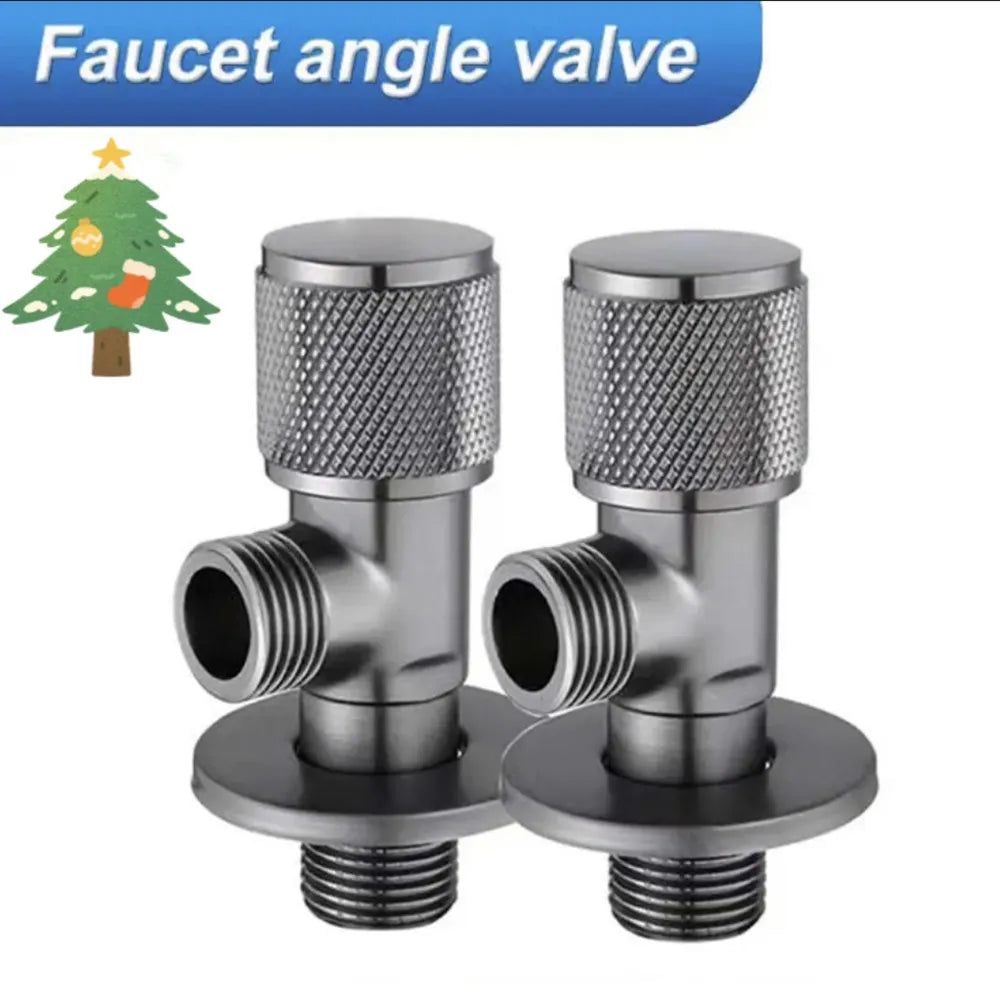 G1/2 Brass Triangle Stop Valve | Toilet, Faucet & Heater Shut-Off