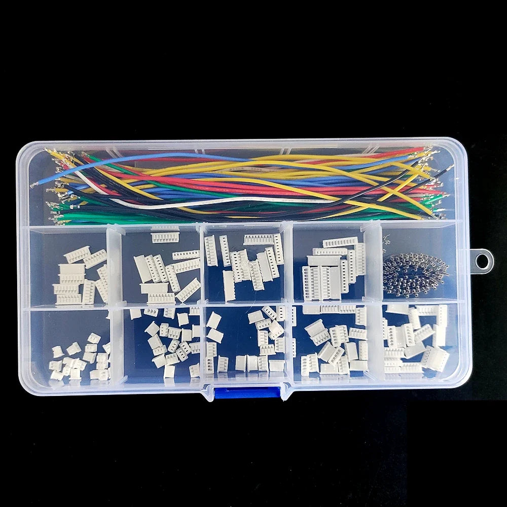 1Box Mini JST Connector MX 1 25 Pitch 2 3 4 5 6 7 8 9 10 Pin Female