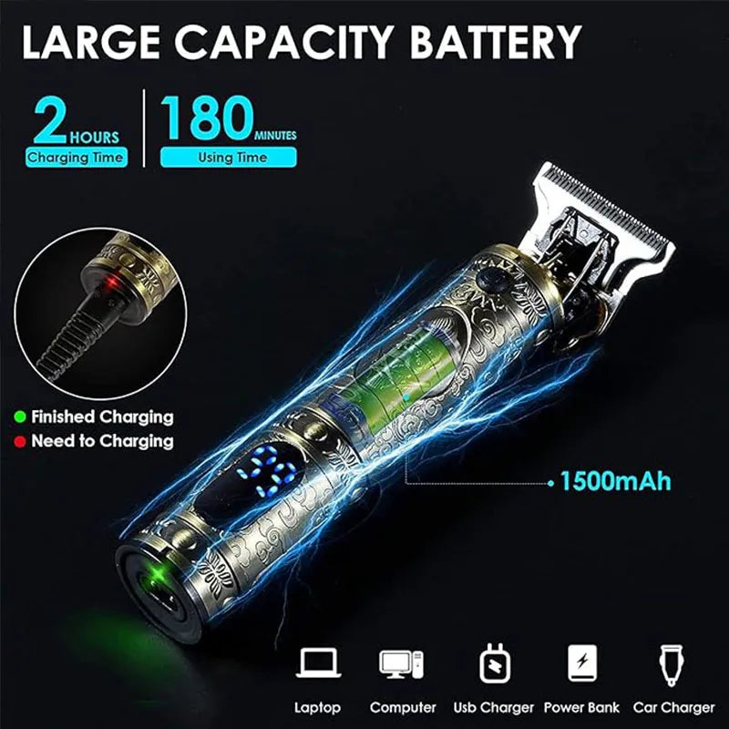 T9 Hair Clipper Repair Beard Shaving Body Trimmer Clippers Corteiz