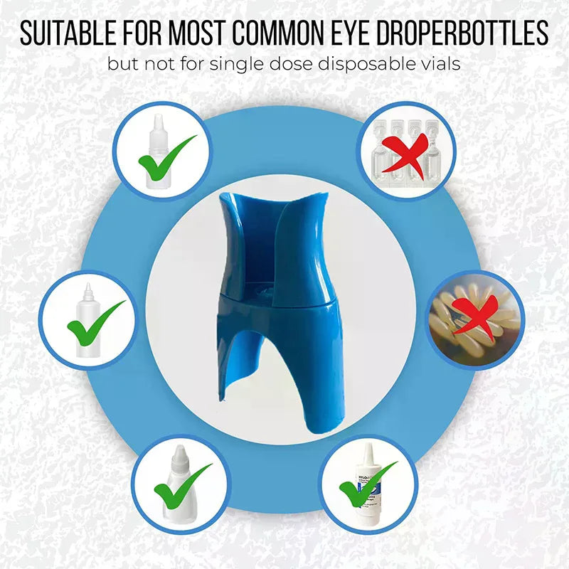 Eye Drops Applicator Holder – Easy Dispenser Aid Tool