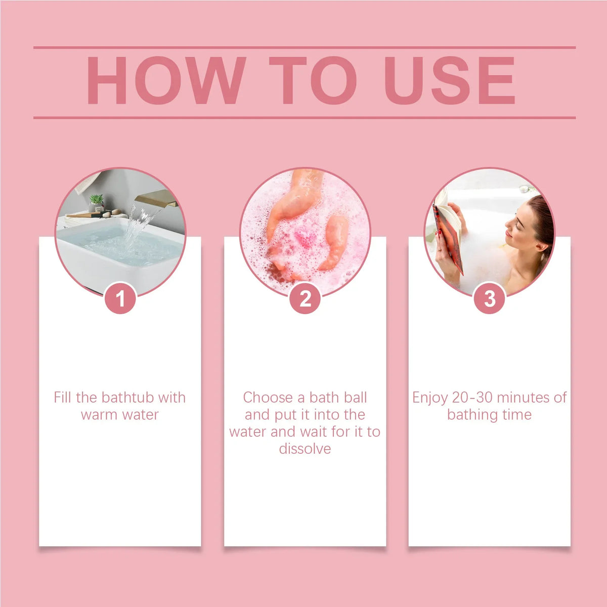 OceAura Rosemary Lavender Bath Bombs – 6-Pack Aromatherapy