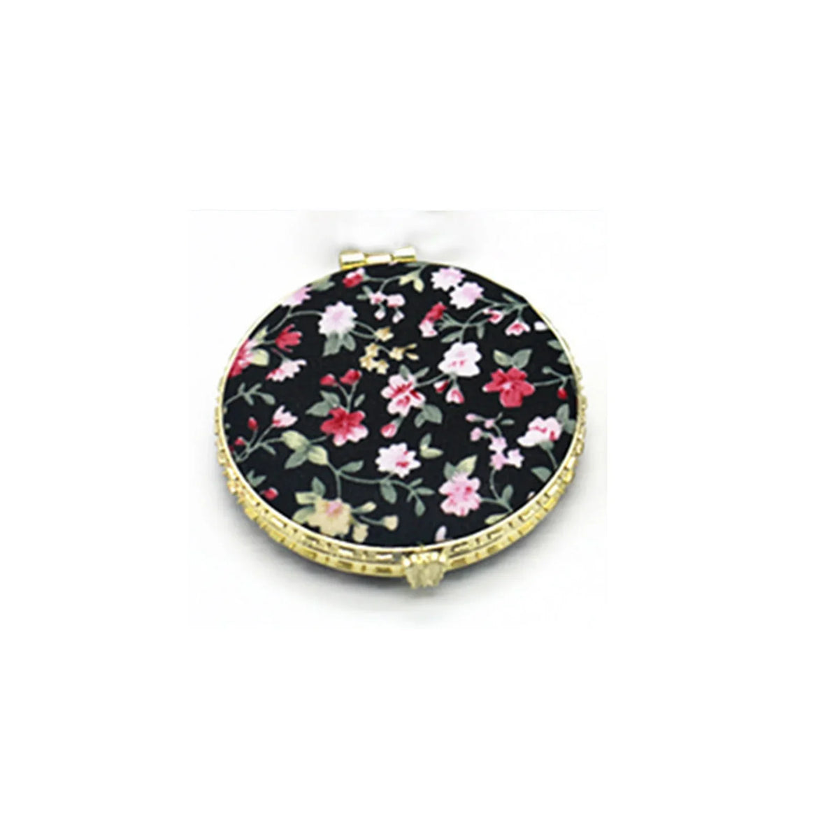 Pocket Floral Mirror Mini Makeup Compact Portable Two-side Folding