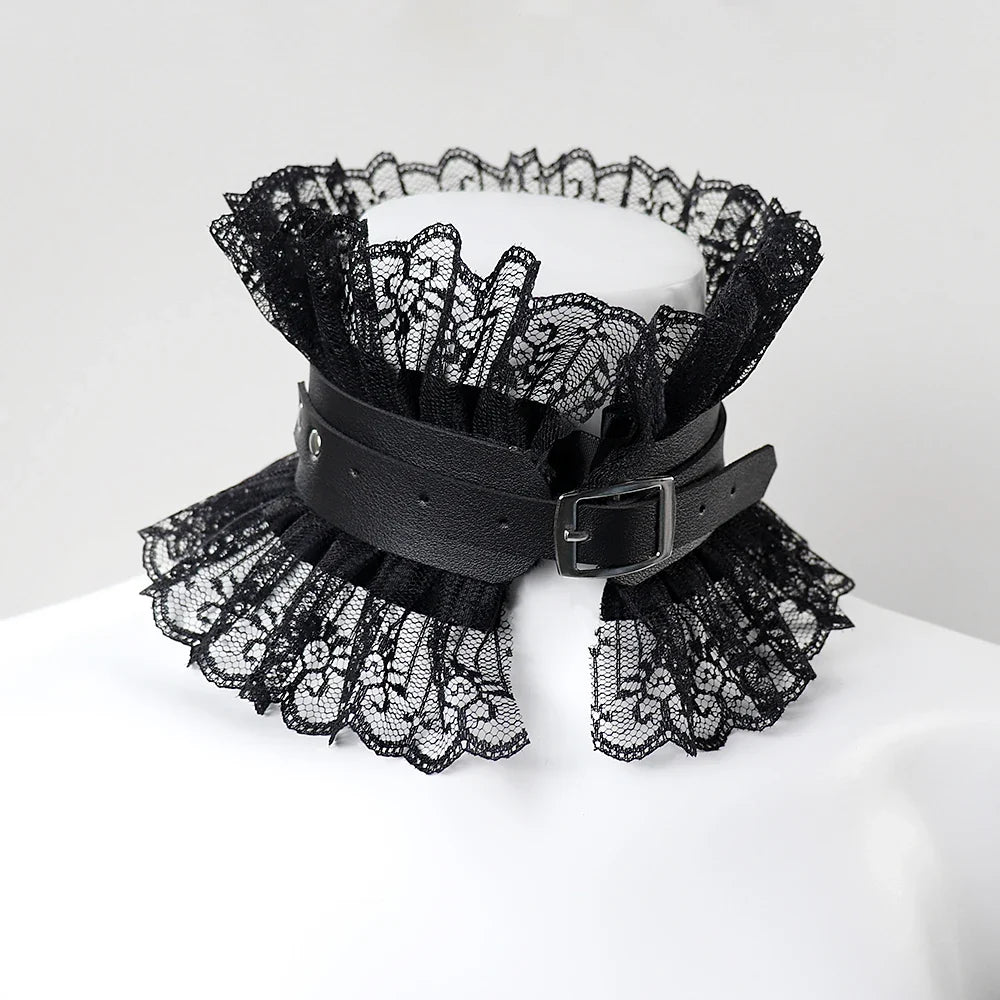 Lace Chockers Necklace Kawaii Lolita Exaggerated Princess Collar