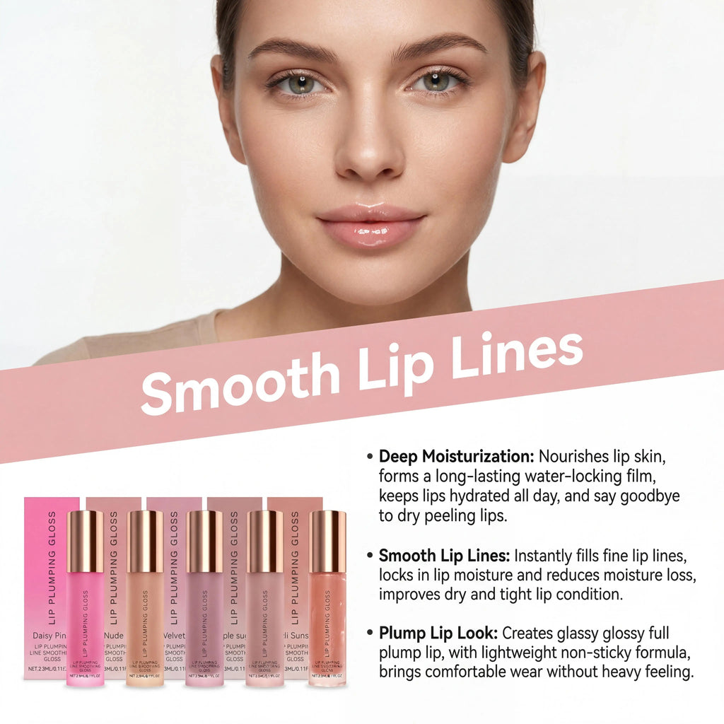 Water Light Lip Gloss – Hydrating Plumping Shine Boost