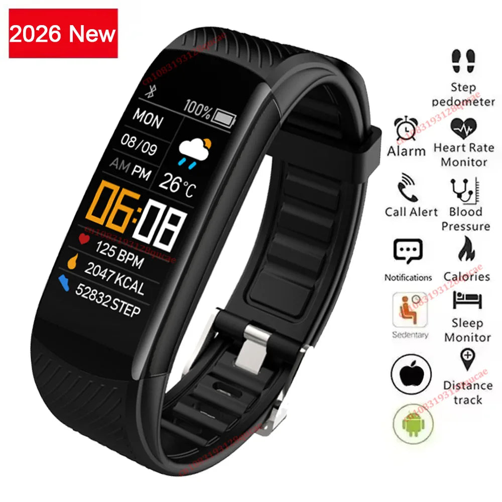 SM-R390 Smart Fitness Band – Heart Rate, Sleep & Step Tracker