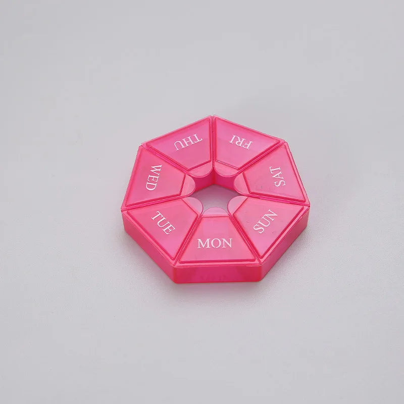 7-Day Pill Organizer Case | Portable Weekly Tablet Dispenser