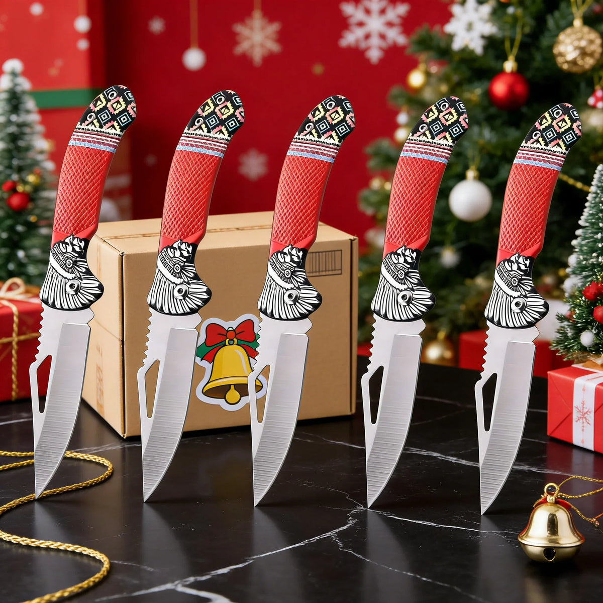 Premium Multifunctional Folding Knife – EDC Camping Survival