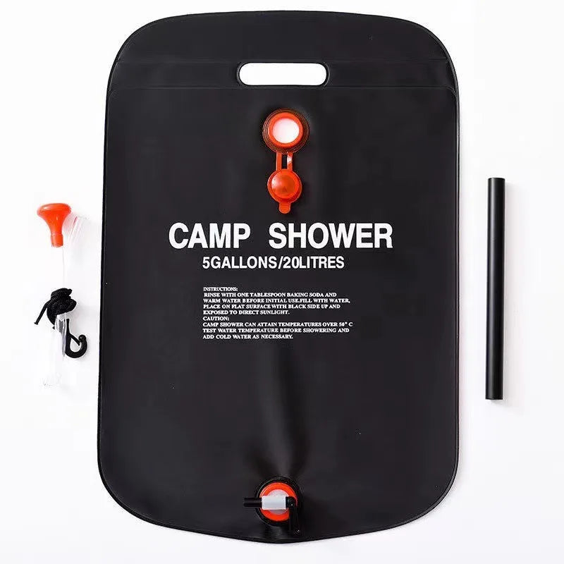 Outdoor Camping Bath Bag Solar Water Shower Portable Storage