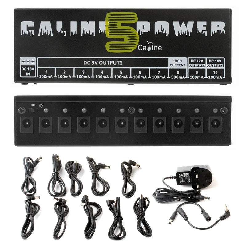 Caline CP-05 Guitar Effect Pedal Power Supply EU US AU UK Plug 10