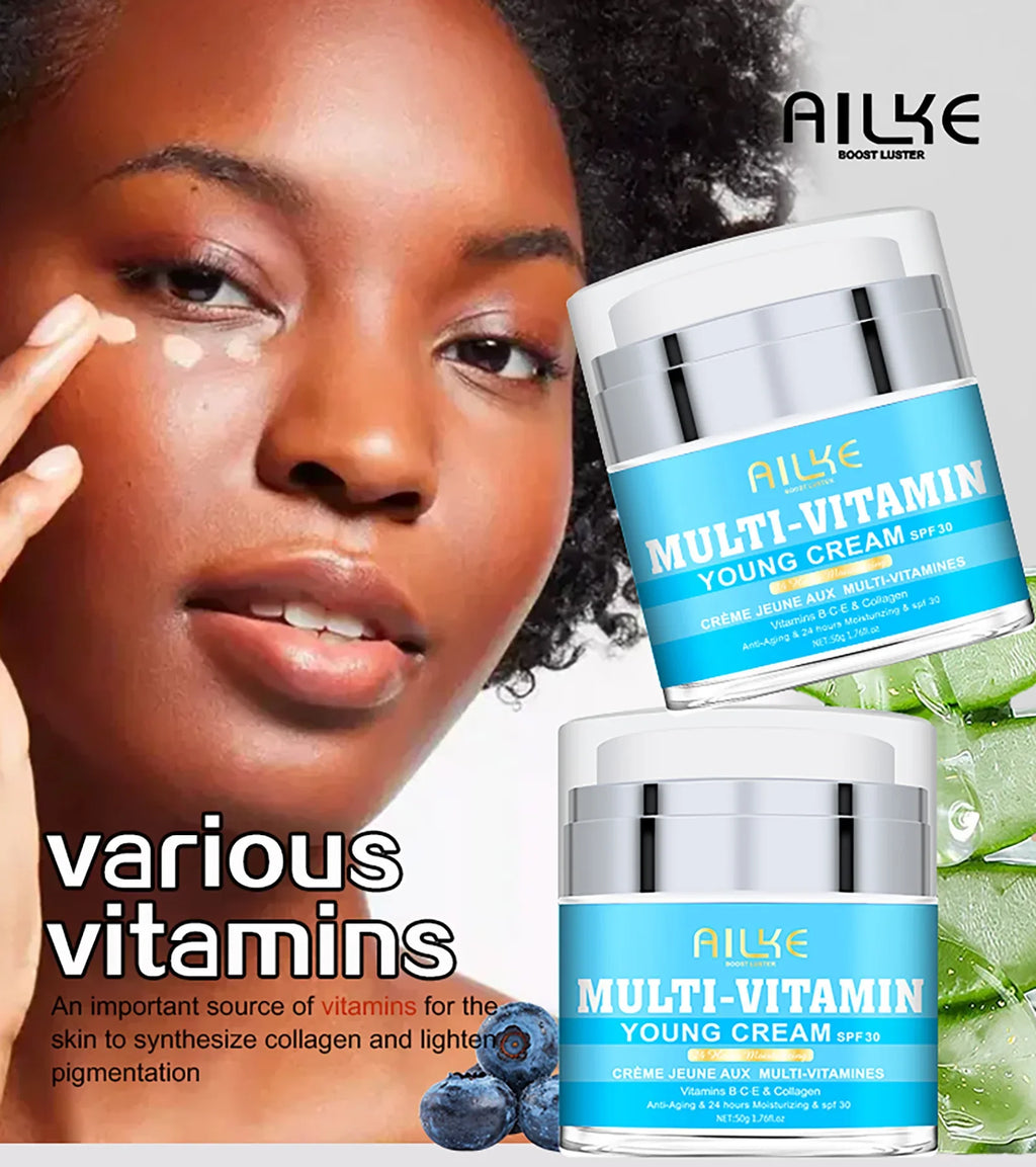 AILKE Multivitamin Face Cream – Brightening & Anti-Aging | 50ml