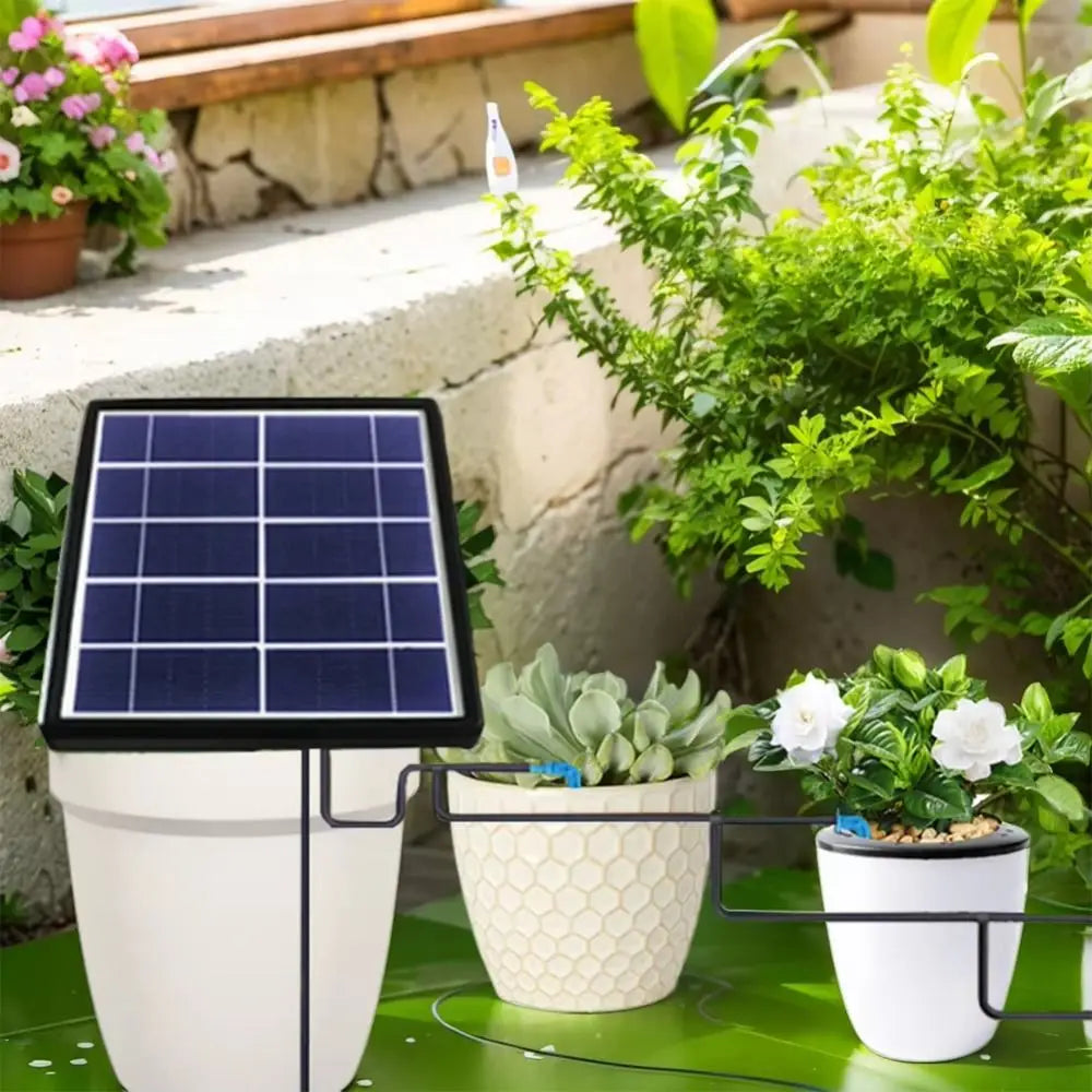 Solar Auto Drip Irrigation Timer & Pump Controller System