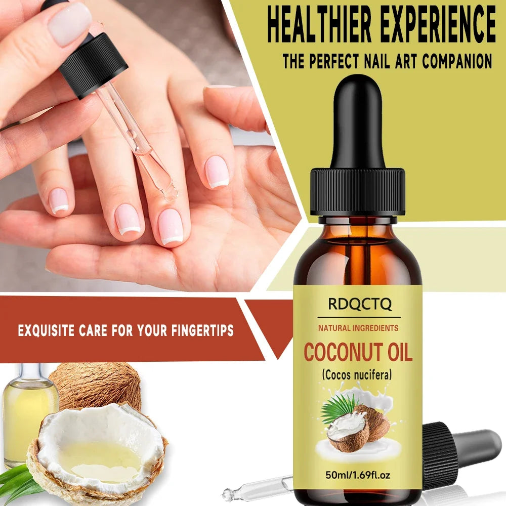 RDQCTQ Coconut Oil – Natural Hair & Skin Moisturizer
