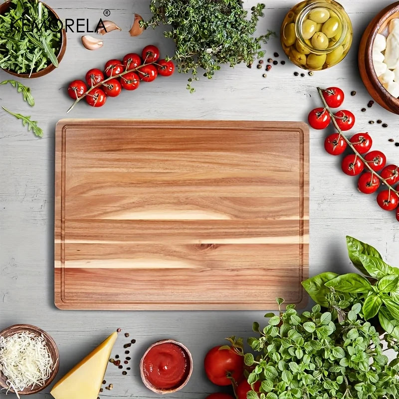 KEMORELA Acacia Cutting Board XXL – Serving & Food Prep Tray