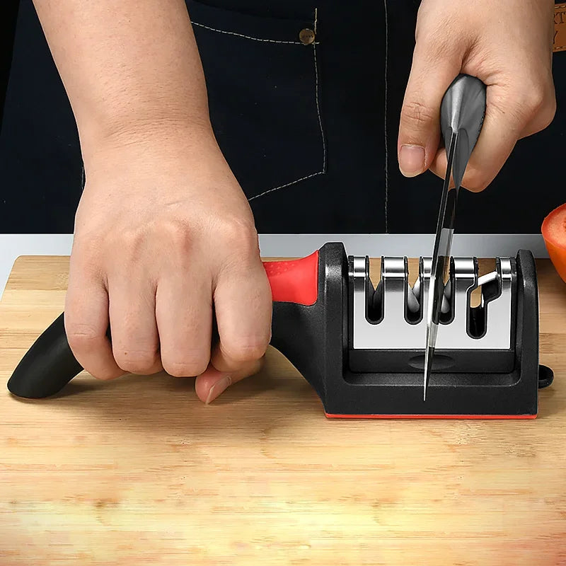 PLYS Electric & Manual Knife Sharpener – Ceramic & Steel