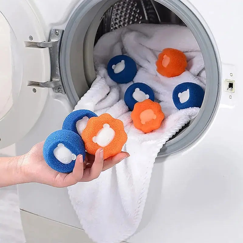 Reusable Pet Hair Remover Laundry Balls – Lint & Fur Catcher