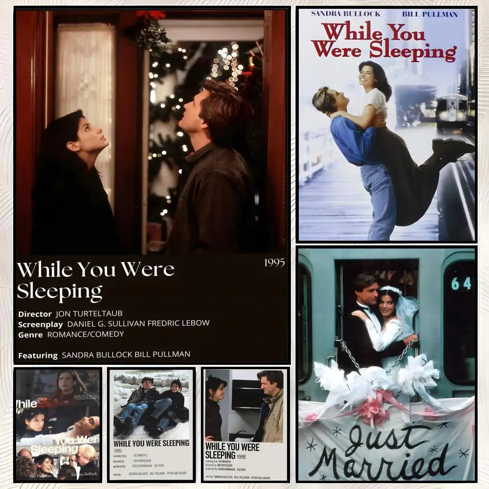 While You Were Sleeping Movie Poster – Self-Stick HD PVC Wall Art