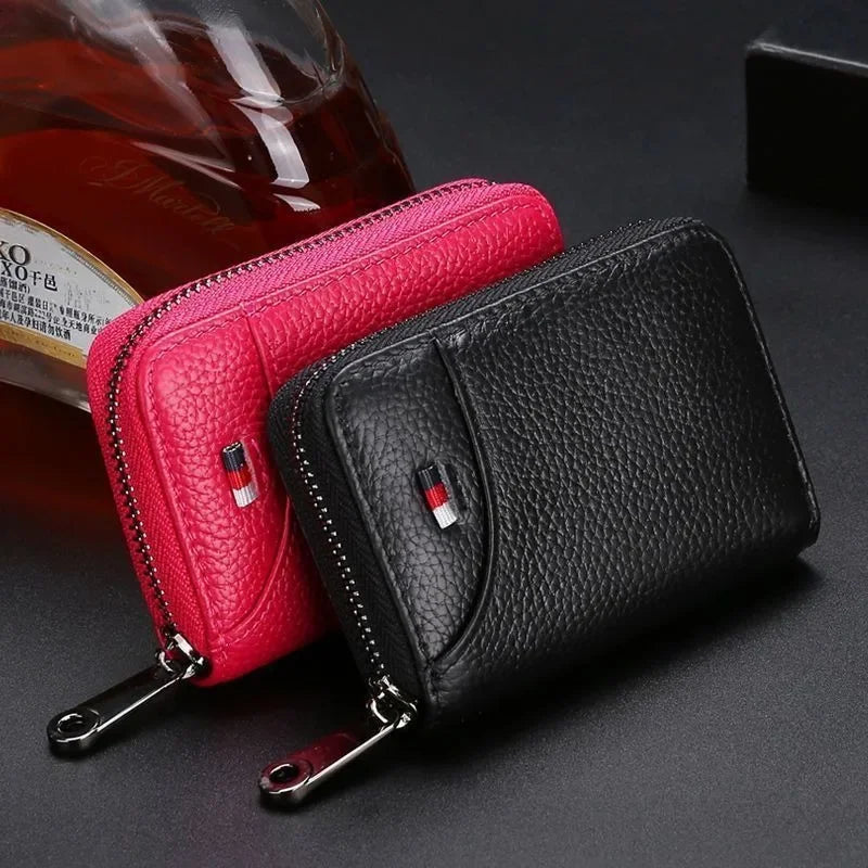 Slim PU Leather Mini Wallet – Unisex Card Holder Purse