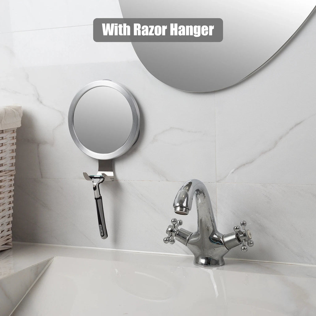 Fogless Shower Mirror – Anti-Fog Suction Cup Shaving Mirror