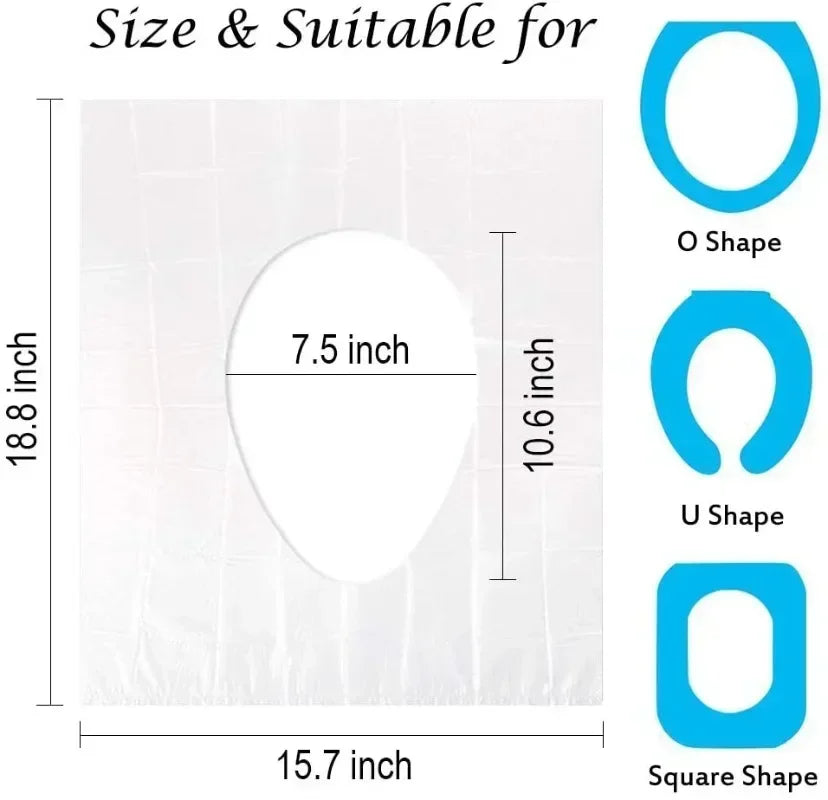 Disposable Toilet Seat Covers – Waterproof Travel & Camping