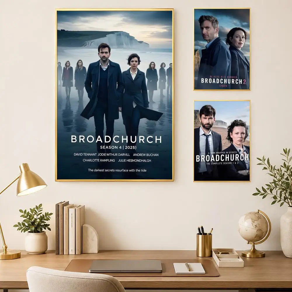 Broadchurch HD PVC Self-Stick Wall Art Poster | Waterproof Decor