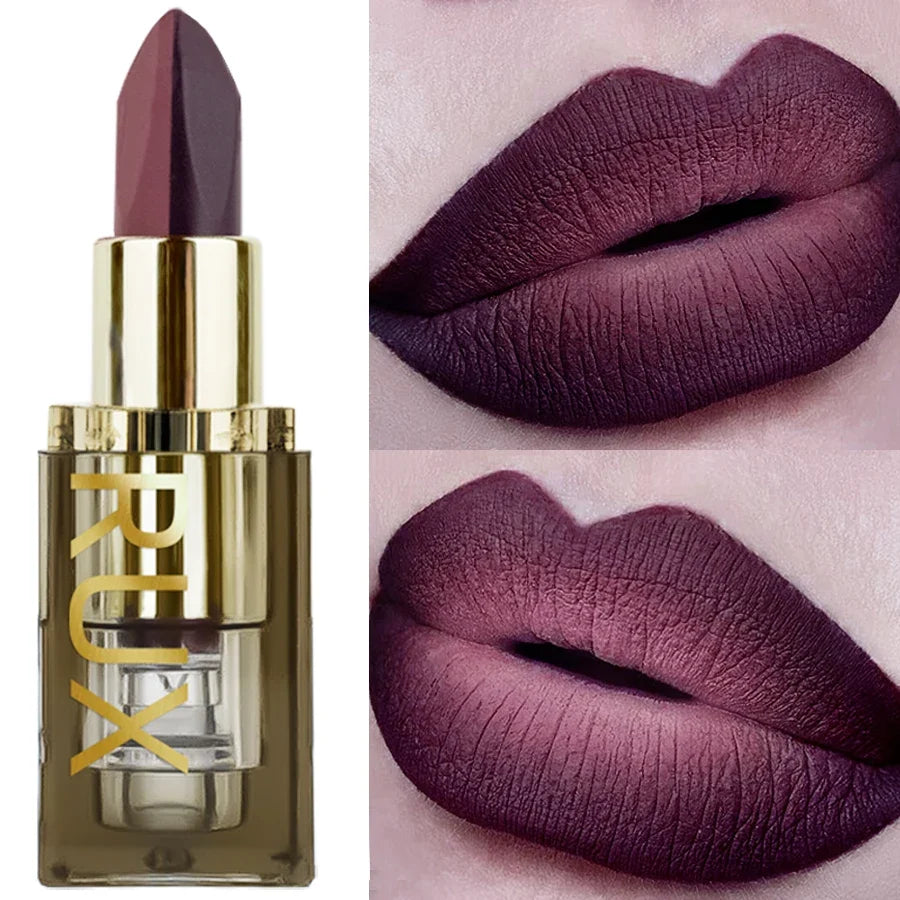 KAFURUX Two-Tone Velvet Lipstick – Waterproof & Long-Lasting