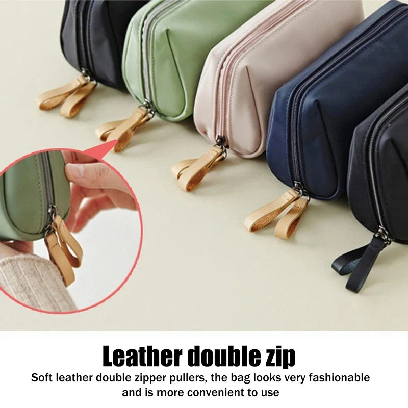 Portable Waterproof Makeup Bag | Travel Cosmetic Zipper Pouch