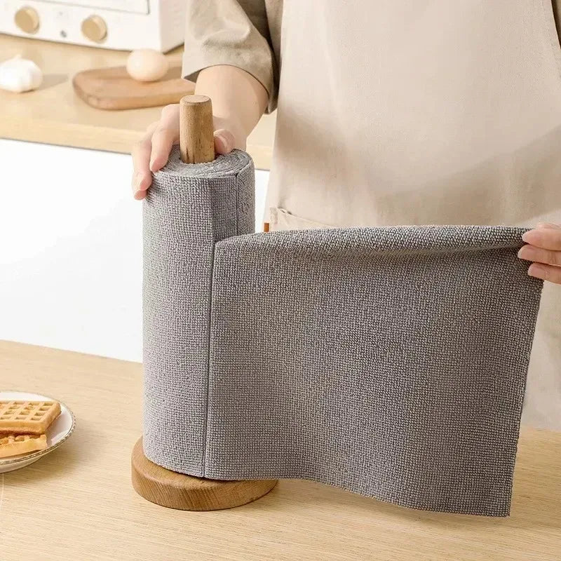 Reusable Microfiber Cloth Roll 20 Sheets | Paper Towel Replacement
