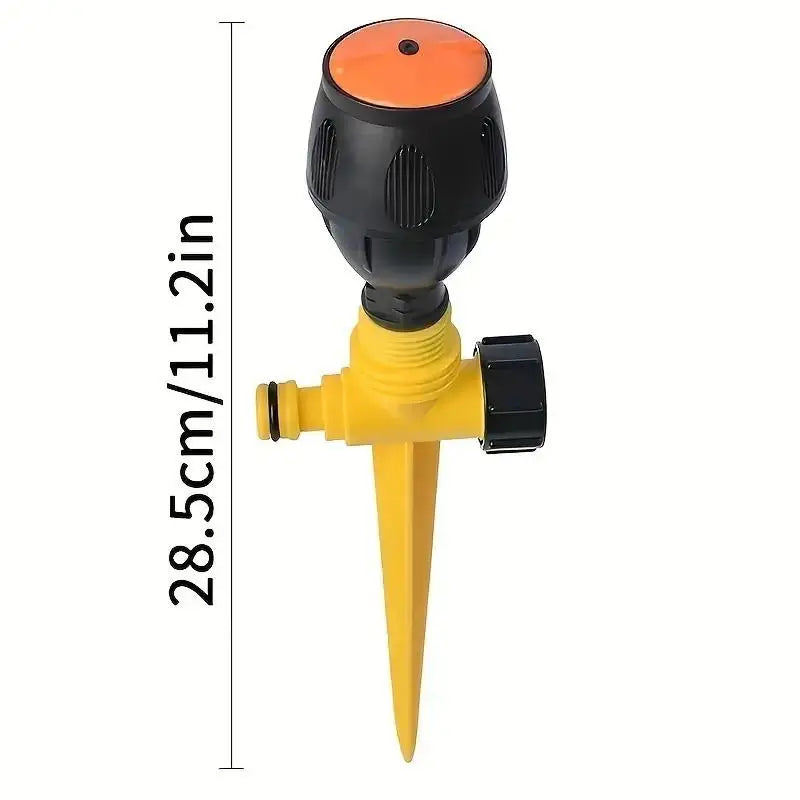 360° Rotating Garden Sprinkler with Ground Spike | Large Area