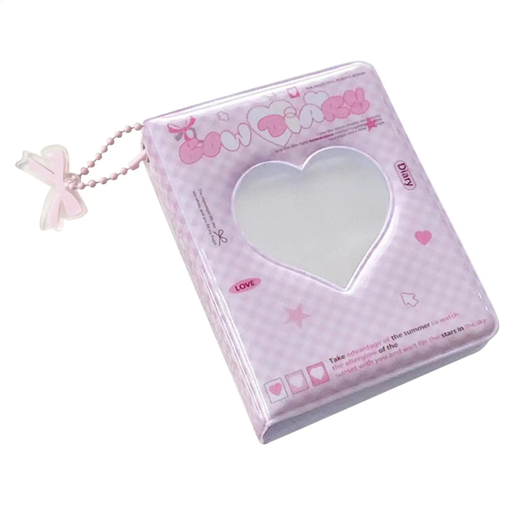 Kpop Photocard Holder Book | 40 Pocket Heart Card Binder