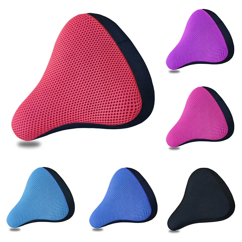 3D Mesh Bike Seat Cover – Breathable Ergonomic Cushion