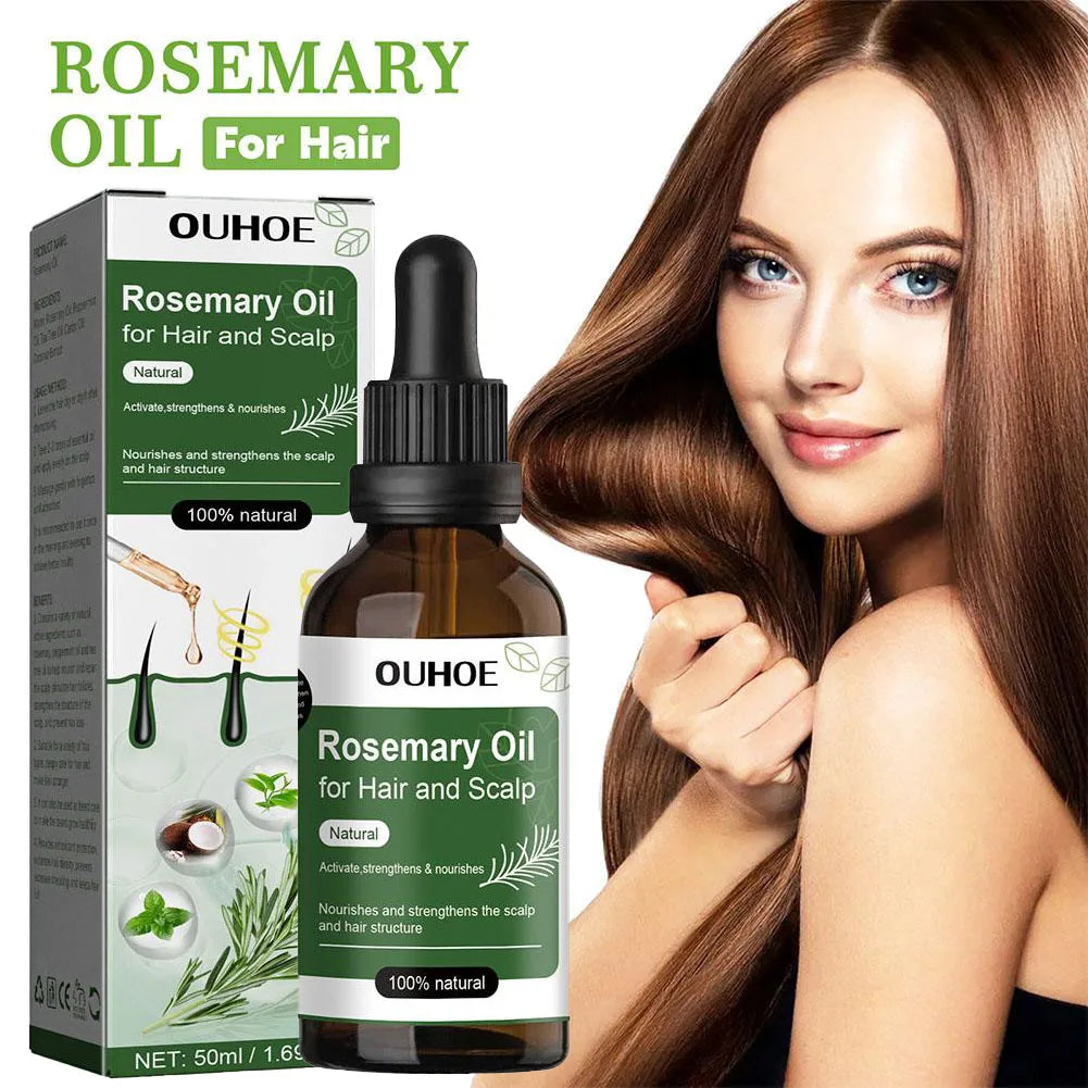 Batana Rosemary Mint Scalp Hair Strengthening Oil Biotin Essential