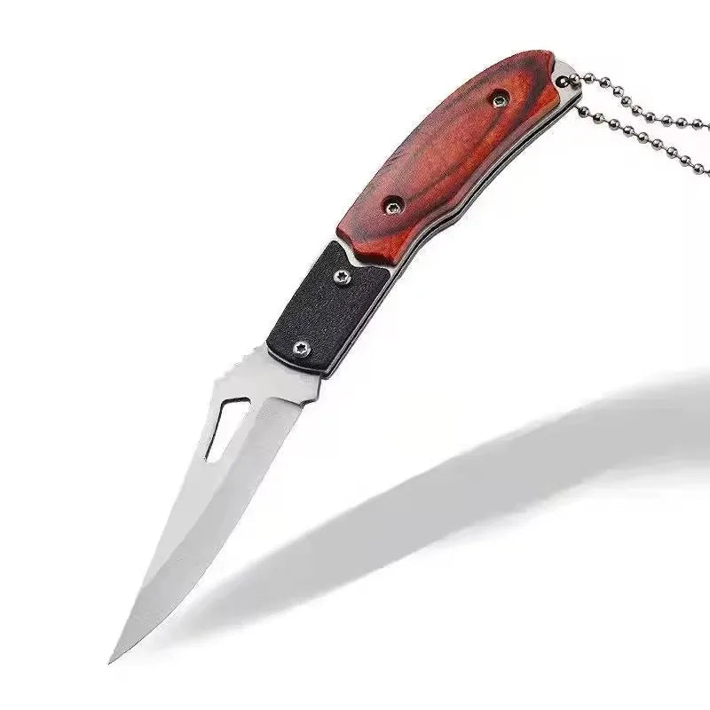 Portable Folding Pocket Knife – Stainless Steel Keychain EDC