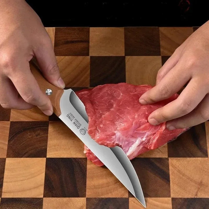YRIDEFE Stainless Steel Boning Knife – Sharp Butcher Chef Knife