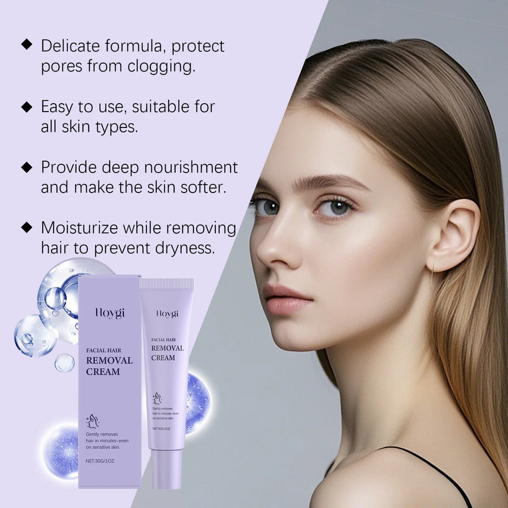 Hoygi Face Hair Removal Cream – Painless & Gentle 30g