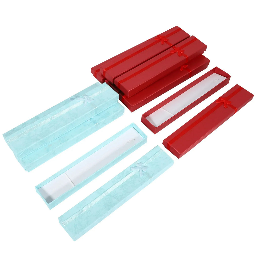 A36T-20 X Elegant Luxury Boxes Long Rectangular Jewelry Presentation