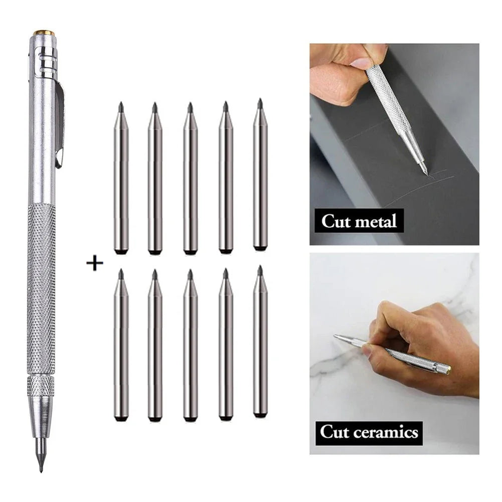 10 Scriber Pen Diamond Scribing Pens Tungsten Carbide Tip Engraving