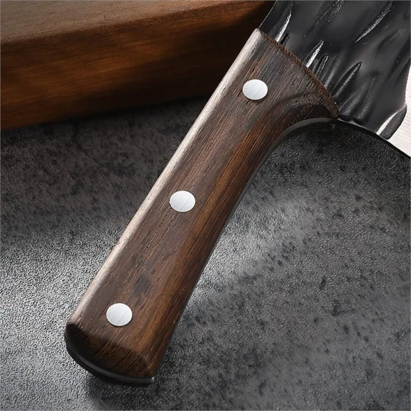 Forged Full Tang High-Carbon Steel Butcher Boning Knife 8"