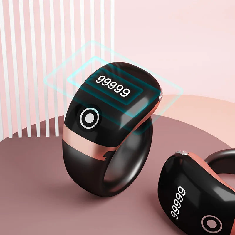 Touch Count Smart Ring – App Counting & Time Reminder Button