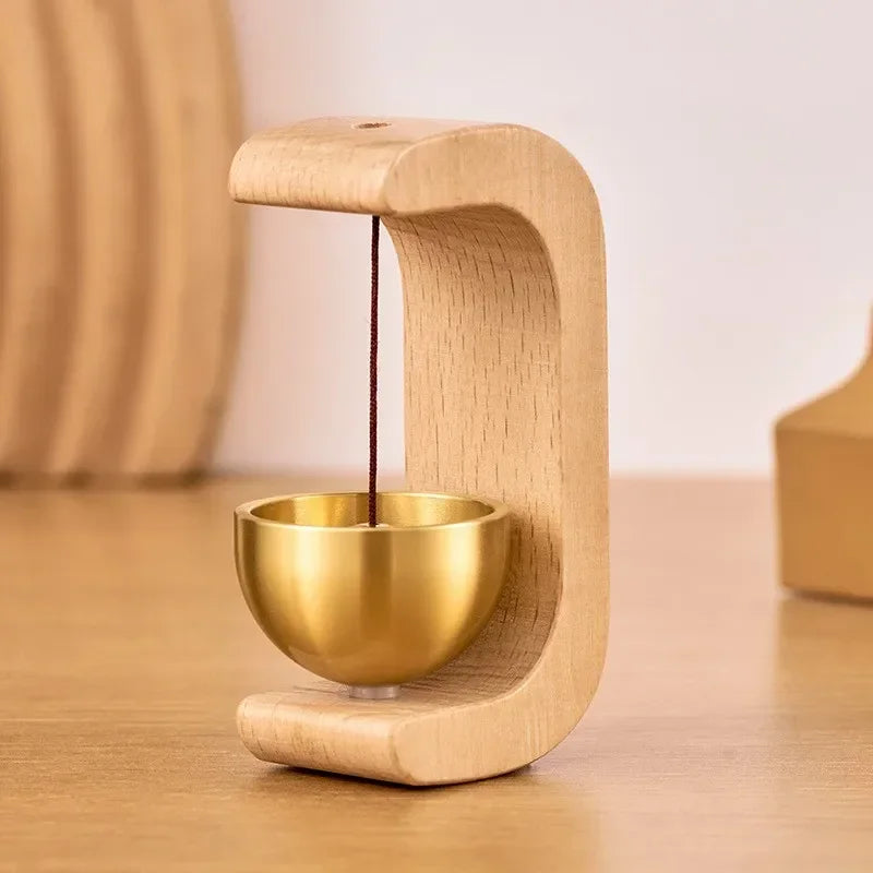 Magnetic Wood Doorbell Chime – Japanese Wind Bell Home Decor
