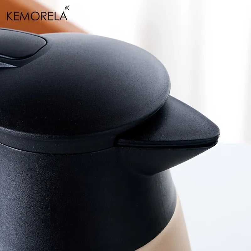 KEMORELA 2L Stainless Steel Vacuum Thermos Kettle | Insulated Pot