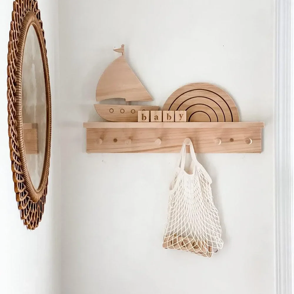 Wooden Letter Blocks Baby Shower Gift | Nursery Decor 4-Piece