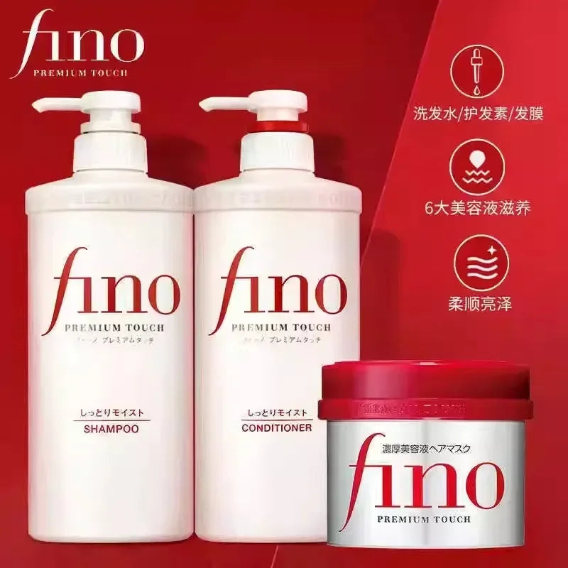 Japanese Fino Shampoo & Conditioner Set – Frizz Control 550ml